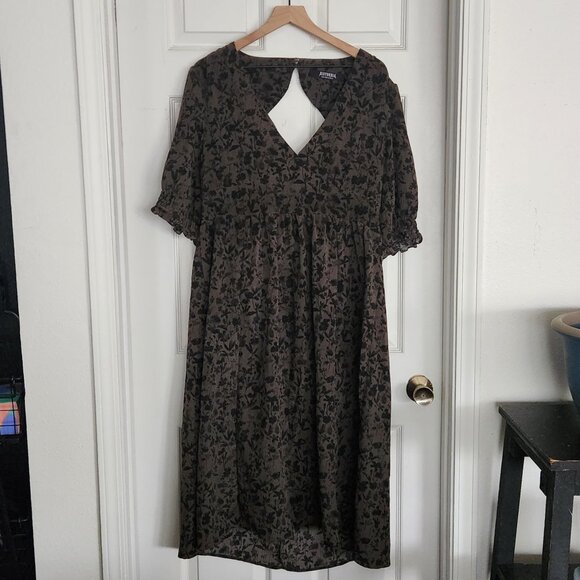 Disturbia Floromancy Midi Dress - Picture 1 of 5